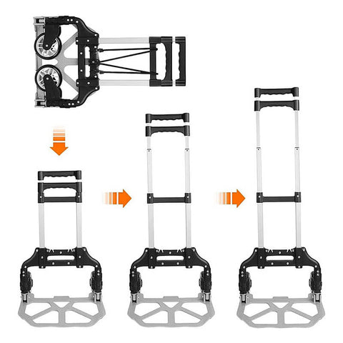 Chariot Diable Pliable de Levage en Aluminium