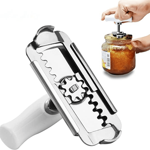 Ouvre-bocal Réglable en Acier Inoxydable, Ouvre-Bouteille, Accessoires de Cuisine.