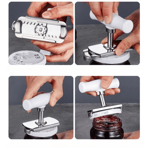 Ouvre-bocal Réglable en Acier Inoxydable, Ouvre-Bouteille, Accessoires de Cuisine.
